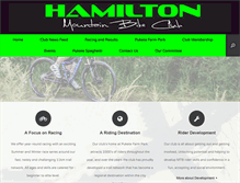 Tablet Screenshot of hamiltonmtb.org.nz